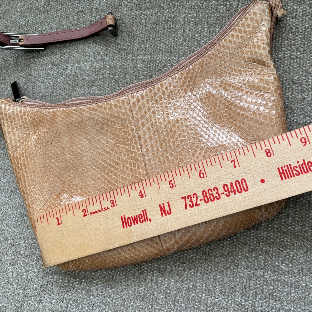 ✨GUCCI Y2K Tom Ford Era Tan Python Snake Pouchette Shoulder Bag - Picture 12 of 16